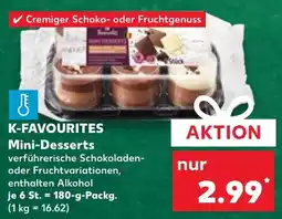 Kaufland DE K-favourites Mini-Desserts aanbieding