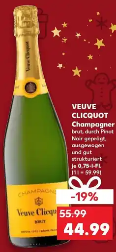 Kaufland DE Veuve clicquot champagner aanbieding