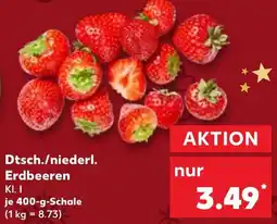 Kaufland DE Dtsch./niederl. Erdbeeren aanbieding