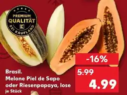 Kaufland DE Brasil. Melone Piel de Sapo oder Riesenpapaya, lose aanbieding