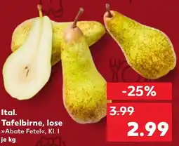 Kaufland DE Ital. Tafelbirne, lose aanbieding