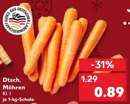 Kaufland DE Dtsch. Möhren aanbieding