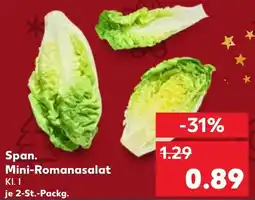 Kaufland DE Span. Mini-Romanasalat aanbieding