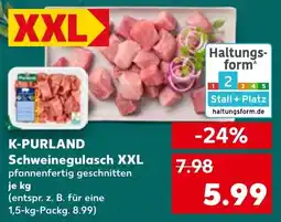 Kaufland DE K-purland Schweinegulasch XXL aanbieding