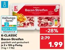 Kaufland DE K-Classic Bacon-Streifen aanbieding