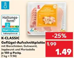 Kaufland DE K-classic Geflügel-Aufschnittplatte aanbieding