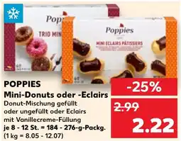 Kaufland DE Poppies Mini Donuts oder Eclairs aanbieding