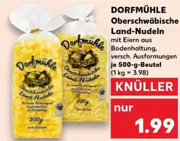 Kaufland DE Dorfmühle Oberschwäbische Land-Nudeln aanbieding