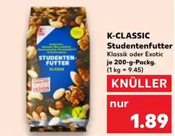 Kaufland DE K-classic Studentenfutter aanbieding