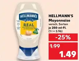 Kaufland DE Hellmann's Mayonnaise aanbieding
