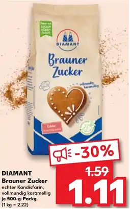 Kaufland DE Diamant Brauner Zucker aanbieding