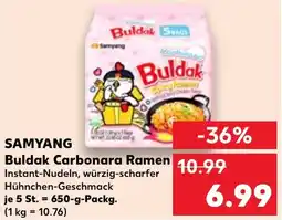 Kaufland DE Samyang Buldak Carbonara Ramen aanbieding