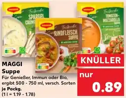 Kaufland DE Maggi Suppe aanbieding