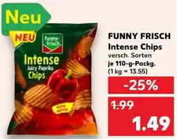 Kaufland DE Funny Frisch Intense Chips aanbieding