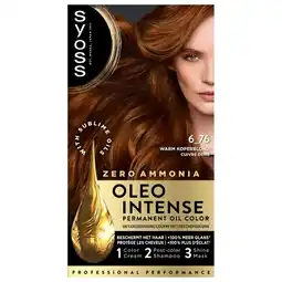 Trekpleister Syoss Oleo Intense 6-76 Warm Koperblond Haarkleuring aanbieding