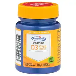 Trekpleister Trekpleister Vitamine D3 20 ug Kauwtabletten aanbieding