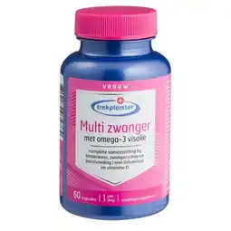 Trekpleister Trekpleister Vrouw Multi Zwanger met Omega-3 Visolie Capsules aanbieding