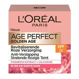 Trekpleister L'Oréal Paris Age Perfect Golden Age SPF20 Versterkende Dagcrème aanbieding