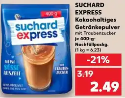 Kaufland DE Suchard Express Kakaohaltiges Getränkepulver aanbieding
