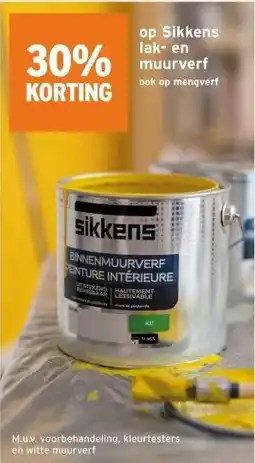 GAMMA op Sikkens lak- en muurverf aanbieding