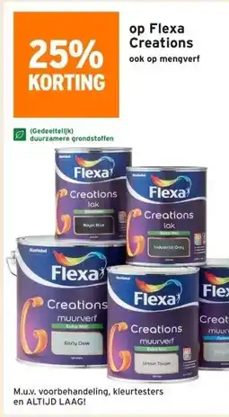 GAMMA op Flexa Creations aanbieding