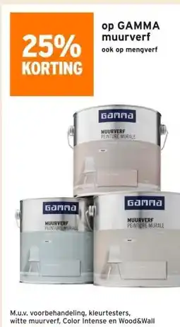 GAMMA op GAMMA muurverf aanbieding