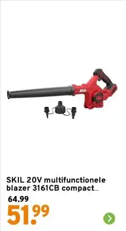 GAMMA SKIL 20V multifunctionele blazer 3161CB compact brushless (zonder accu) aanbieding