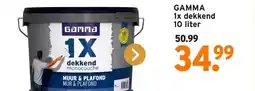 GAMMA GAMMA 1x dekkend aanbieding