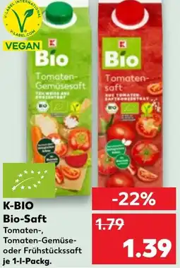 Kaufland DE K-BIO Bio-Saft aanbieding
