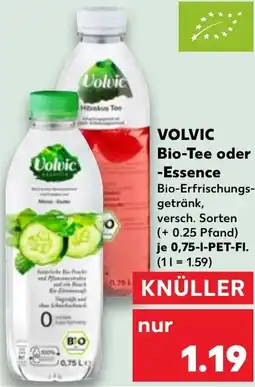 Kaufland DE Volvic Bio-Tee oder Essence aanbieding
