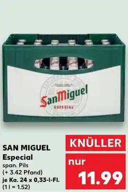 Kaufland DE San Miguel Especial aanbieding