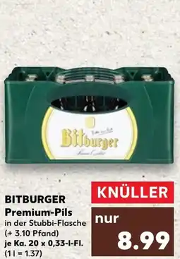 Kaufland DE Bitburger Premium-Pils aanbieding