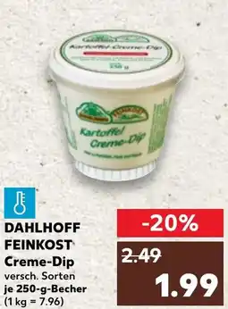 Kaufland DE Dahlhoff Feinkost Creme-Dip aanbieding