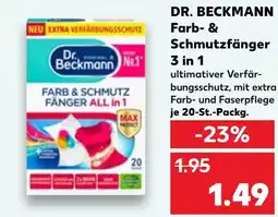 Kaufland DE Dr. Beckmann Farb & Schmutzfänger 3 in 1 aanbieding
