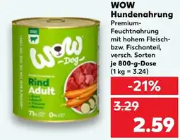 Kaufland DE Wow Hundenahrung aanbieding