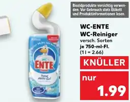 Kaufland DE Wc-Ente WC-Reiniger aanbieding