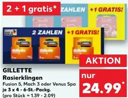 Kaufland DE Gillette Rasierklingen aanbieding
