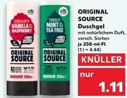 Kaufland DE Original Source Duschgel aanbieding