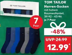 Kaufland DE TOM TAILOR Herren-Socken aanbieding