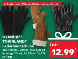 Kaufland DE Oyanda/ Townland Lederhandschuhe aanbieding