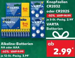 Kaufland DE Varta Batterien aanbieding