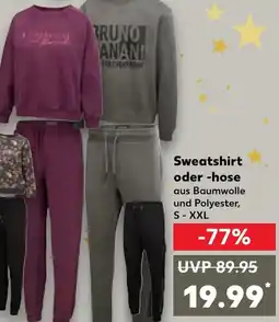 Kaufland DE Sweatshirt oder hose aanbieding