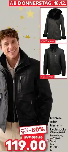 Kaufland DE Herren Lederjacke aanbieding