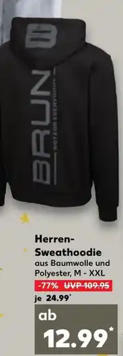 Kaufland DE Herren Sweathoodie aanbieding