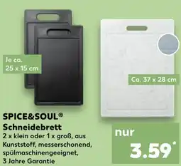 Kaufland DE Spice&soul Schneidebrett aanbieding