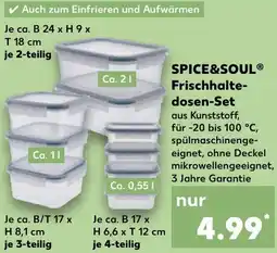 Kaufland DE Spice&soul Frischhaltedosen Set aanbieding