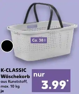 Kaufland DE K-CLASSIC Wäschekorb aanbieding