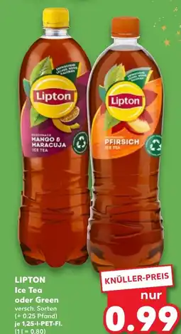 Kaufland DE Lipton Ice Tea oder Green aanbieding