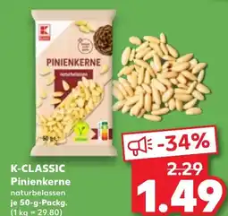 Kaufland DE K-CLASSIC Pinienkerne aanbieding