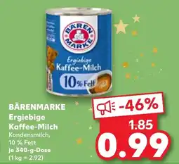 Kaufland DE Bärenmarke Ergiebige Kaffee-Milch aanbieding